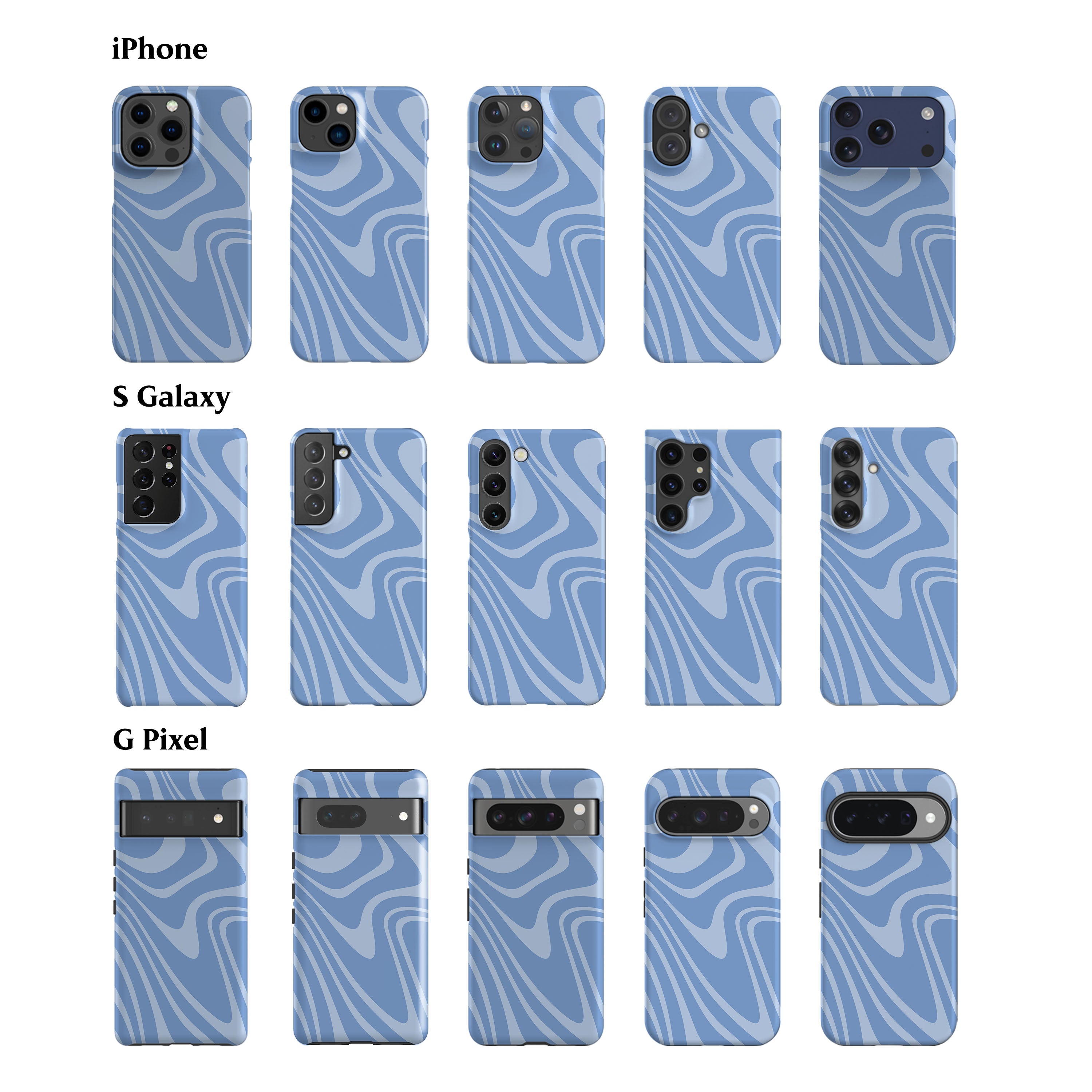 Blue Waves Phone Case