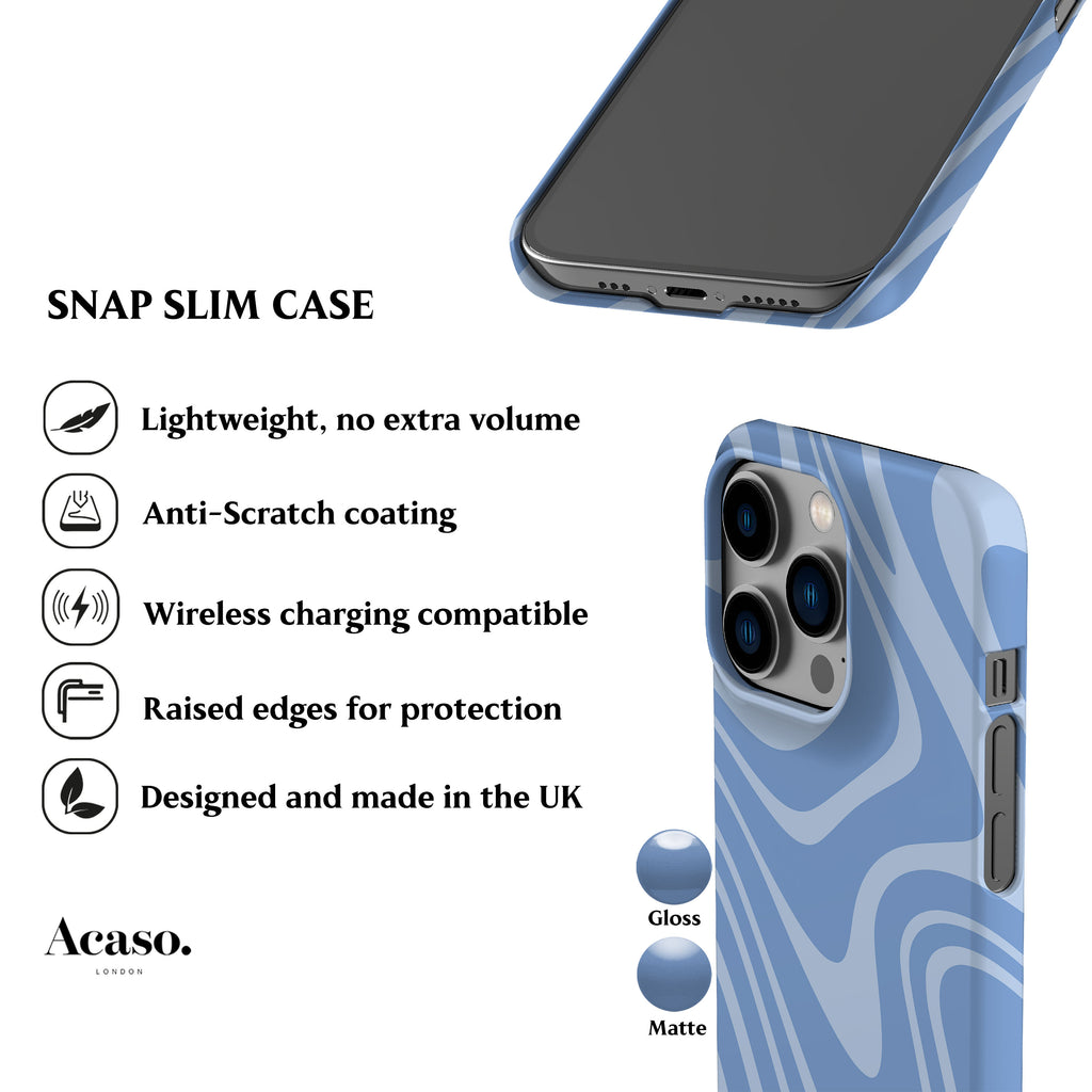 Blue Waves Phone Case