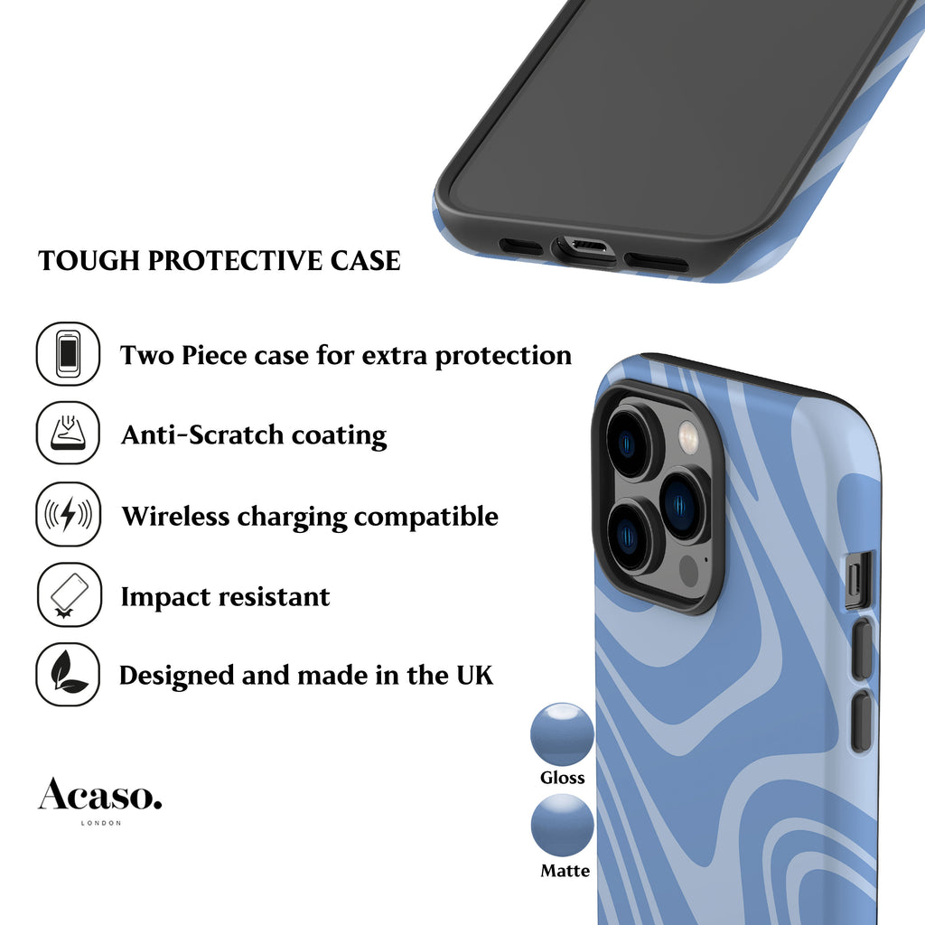 Blue Waves Phone Case