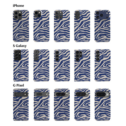 Blue Zebra Phone Case
