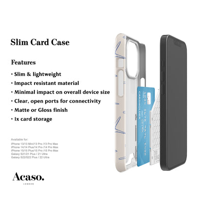 Blue Starfish Card Case