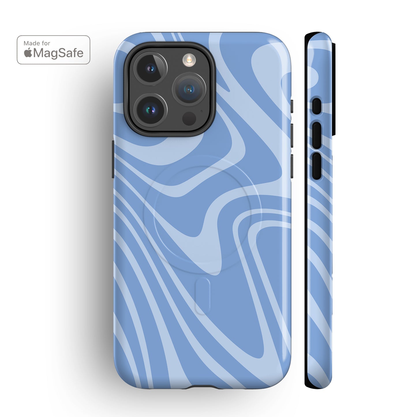 Blue Waves MagSafe iPhone Case