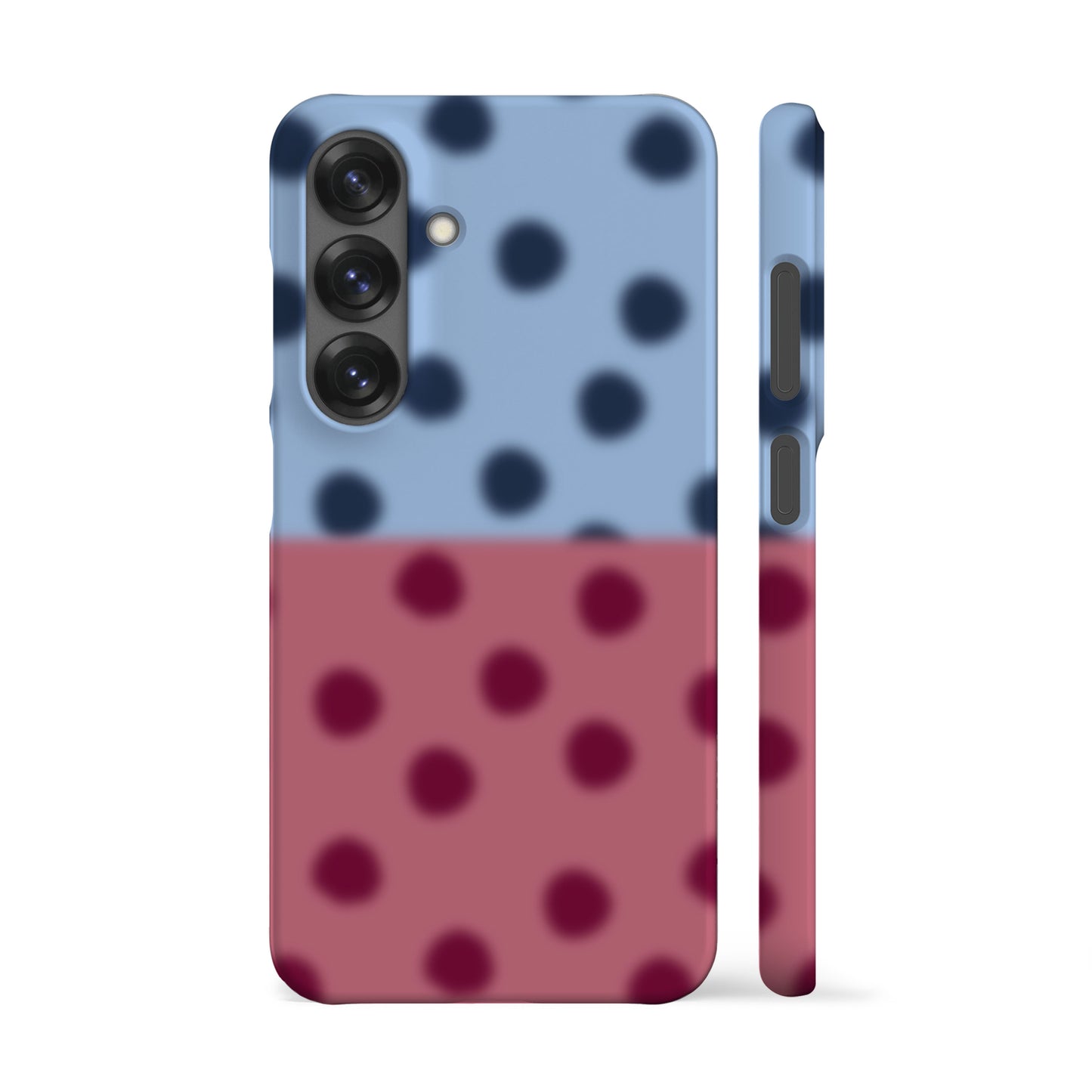 Blurry Blue Polka Dots Phone Case
