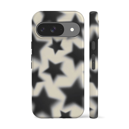 Blurry Black Stars Phone Case