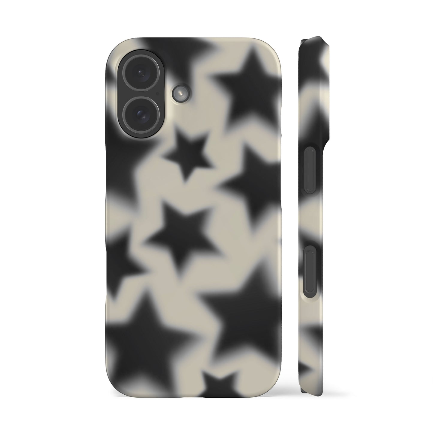 Blurry Black Stars Phone Case