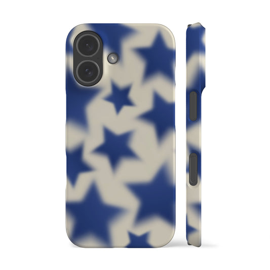 Blurry Blue Stars Phone Case