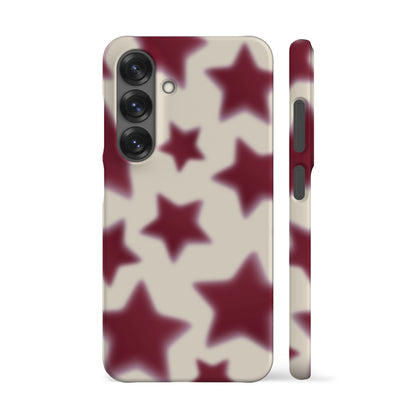 Blurry Red Stars Phone Case