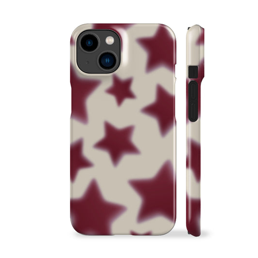 Blurry Red Stars Phone Case