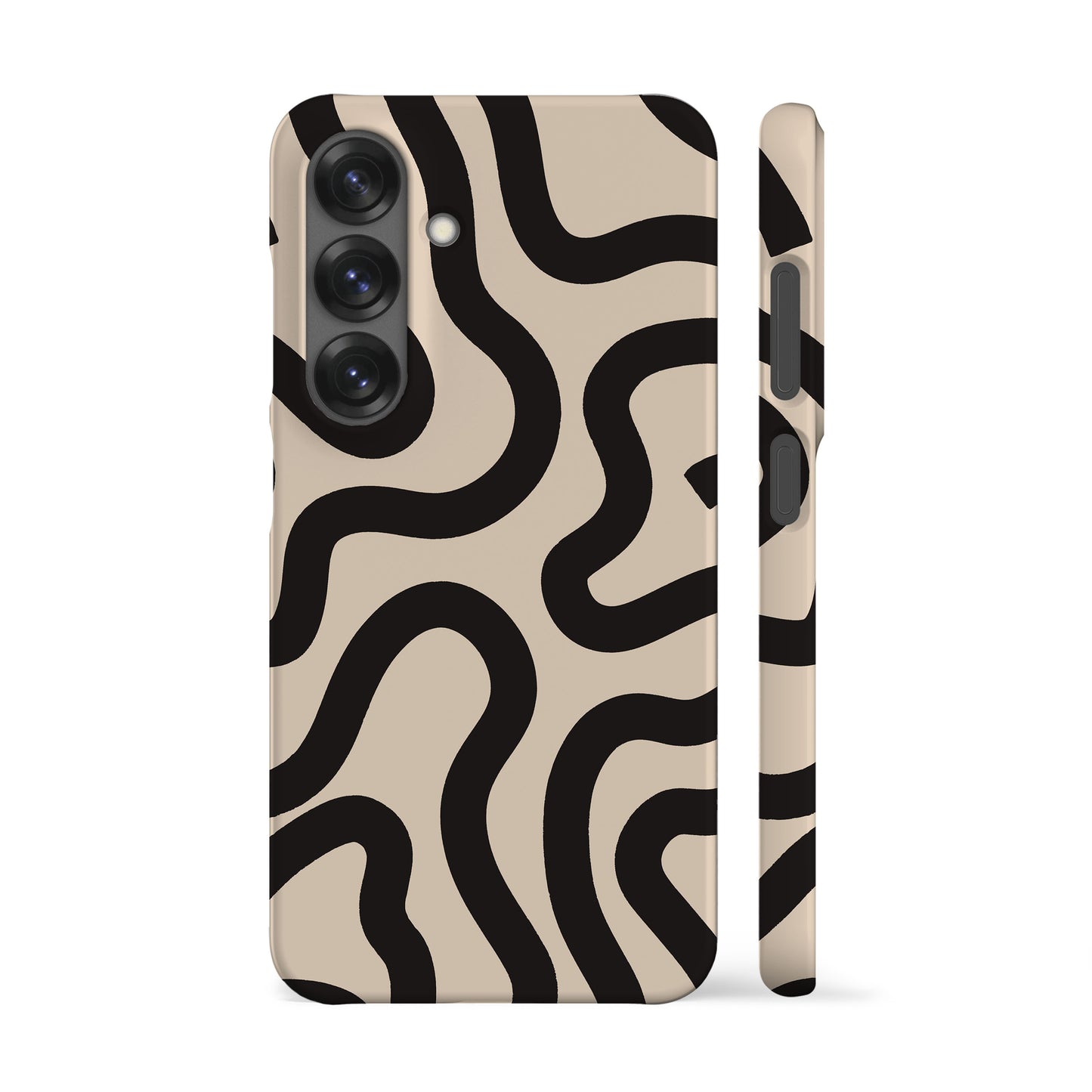 Boho Line Art Beige Phone Case