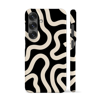 Boho Line Art Black Phone Case