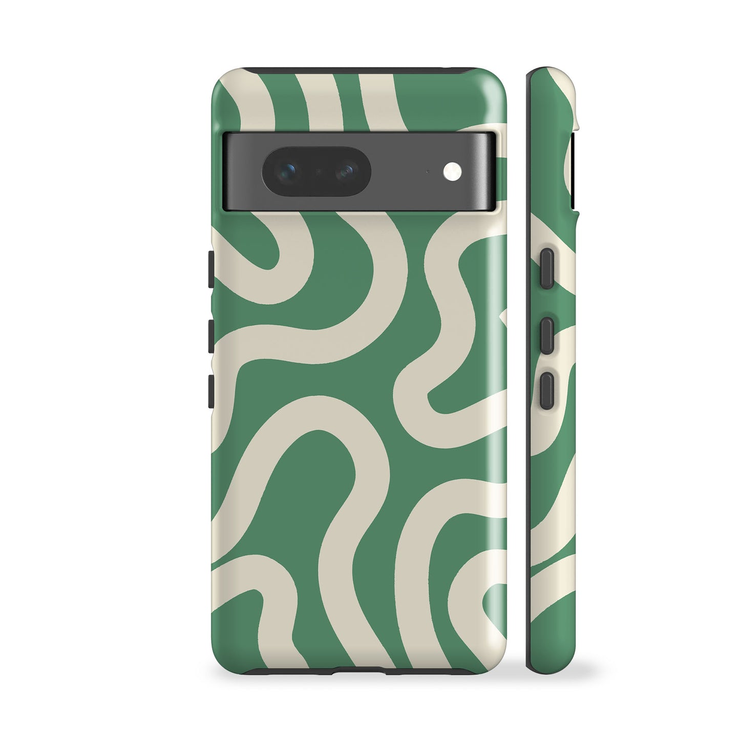 Line Art Green Phone Case