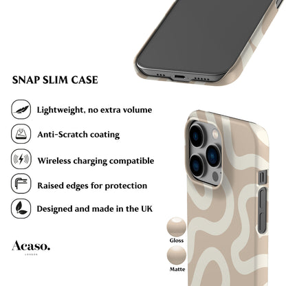 Boho Line Art Nude Phone Case