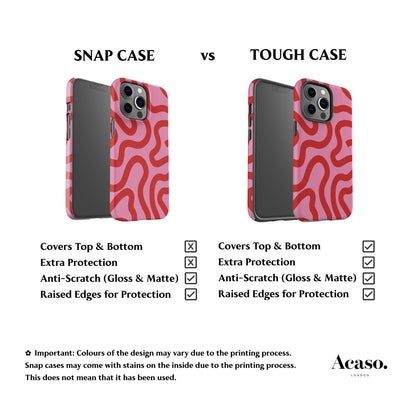 Line Art Pink Phone Case