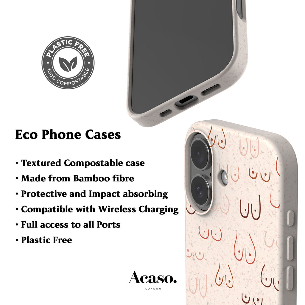 Boobies Eco-Friendly Phone Case