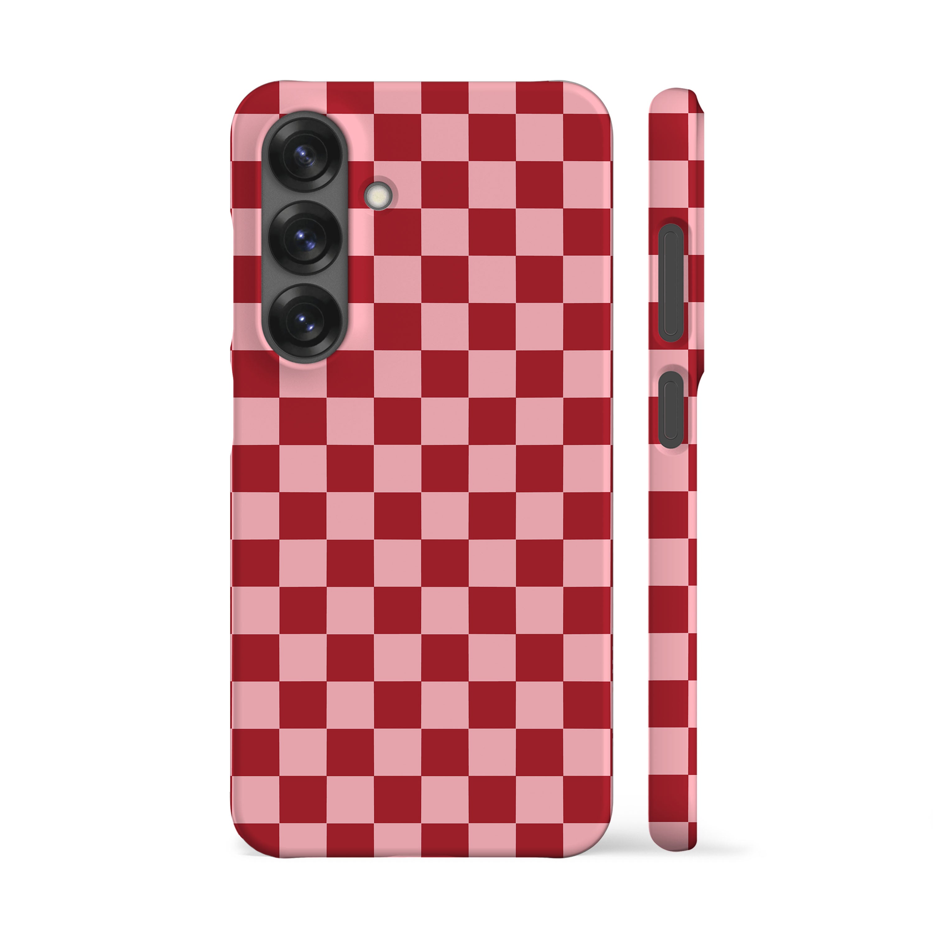 Bright Red Checkers Phone Case