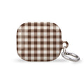 Brown Plaid AirPods Cover