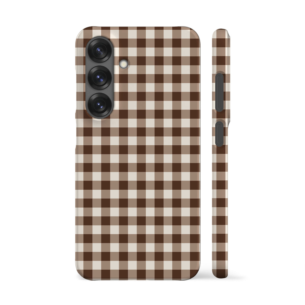 Brown Plaid Phone Case
