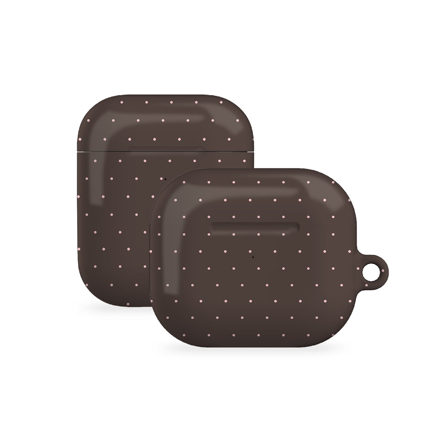 Brown Mini Dots AirPods Case Cover