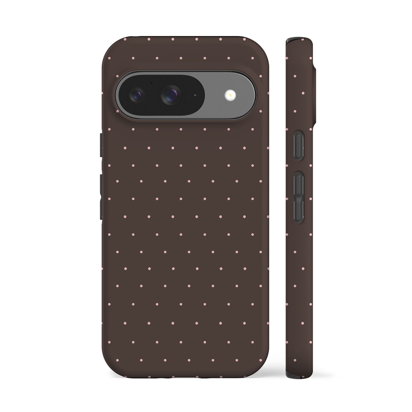 Brown Mini Polka Phone Case