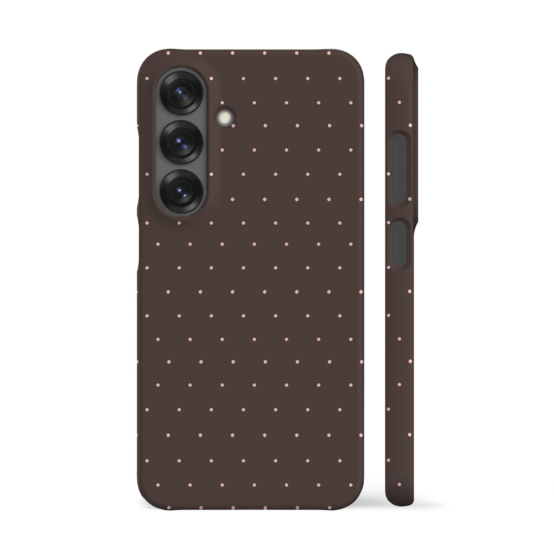 Brown Mini Polka Phone Case
