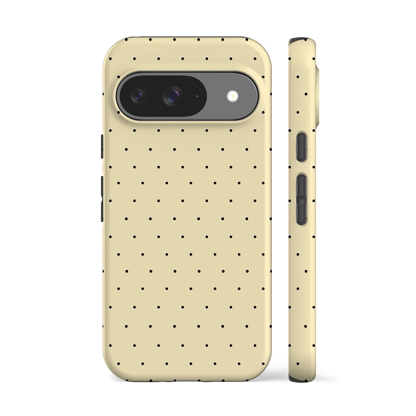 Butter Yellow Polka Phone Case