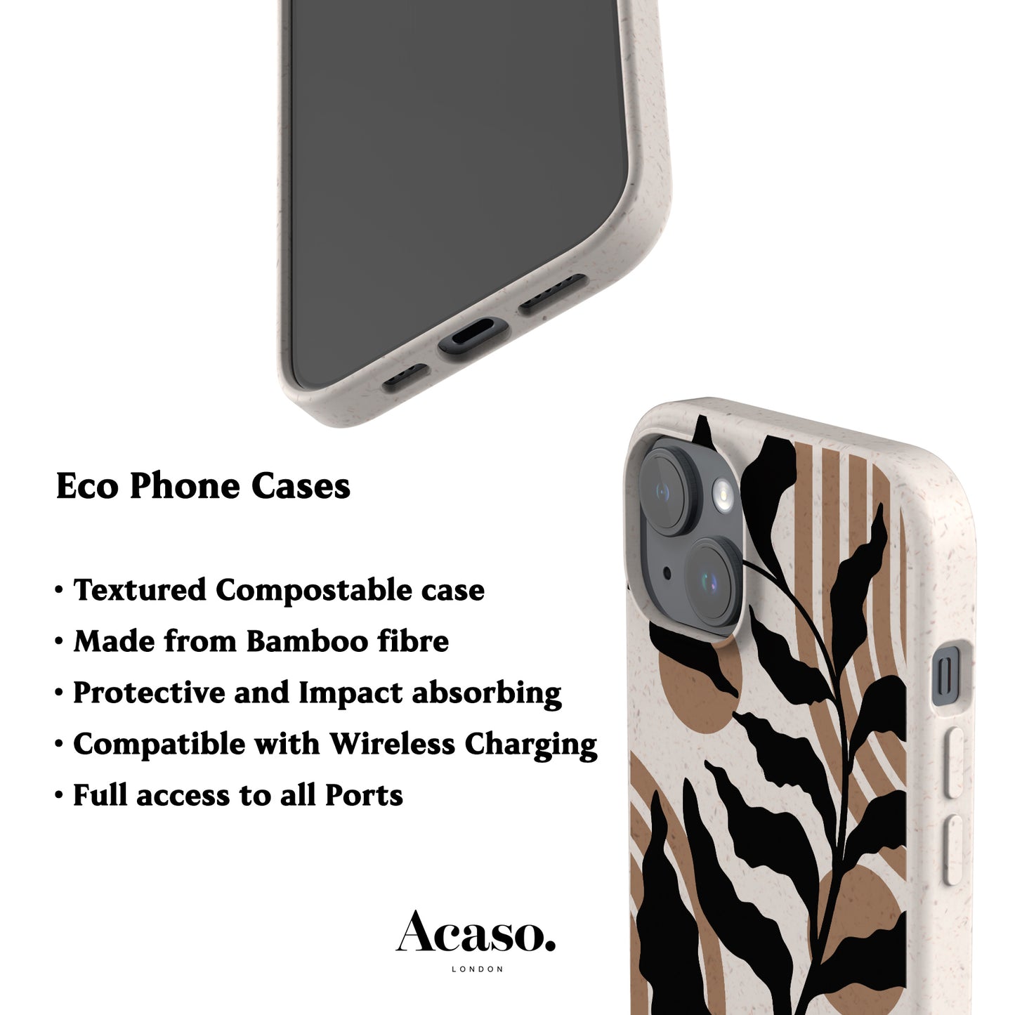 BOHO LEAF Eco-Friendly Phone Case