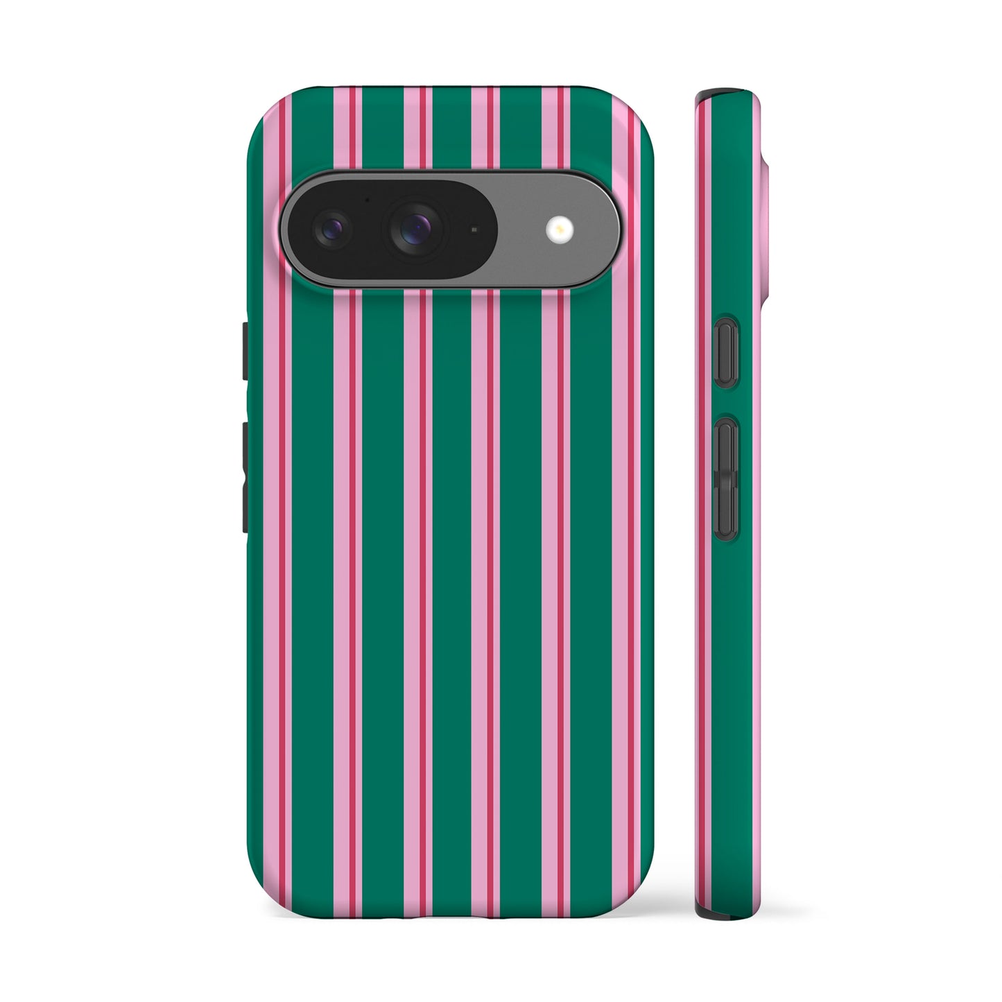 Capri Green Stripes Phone Case