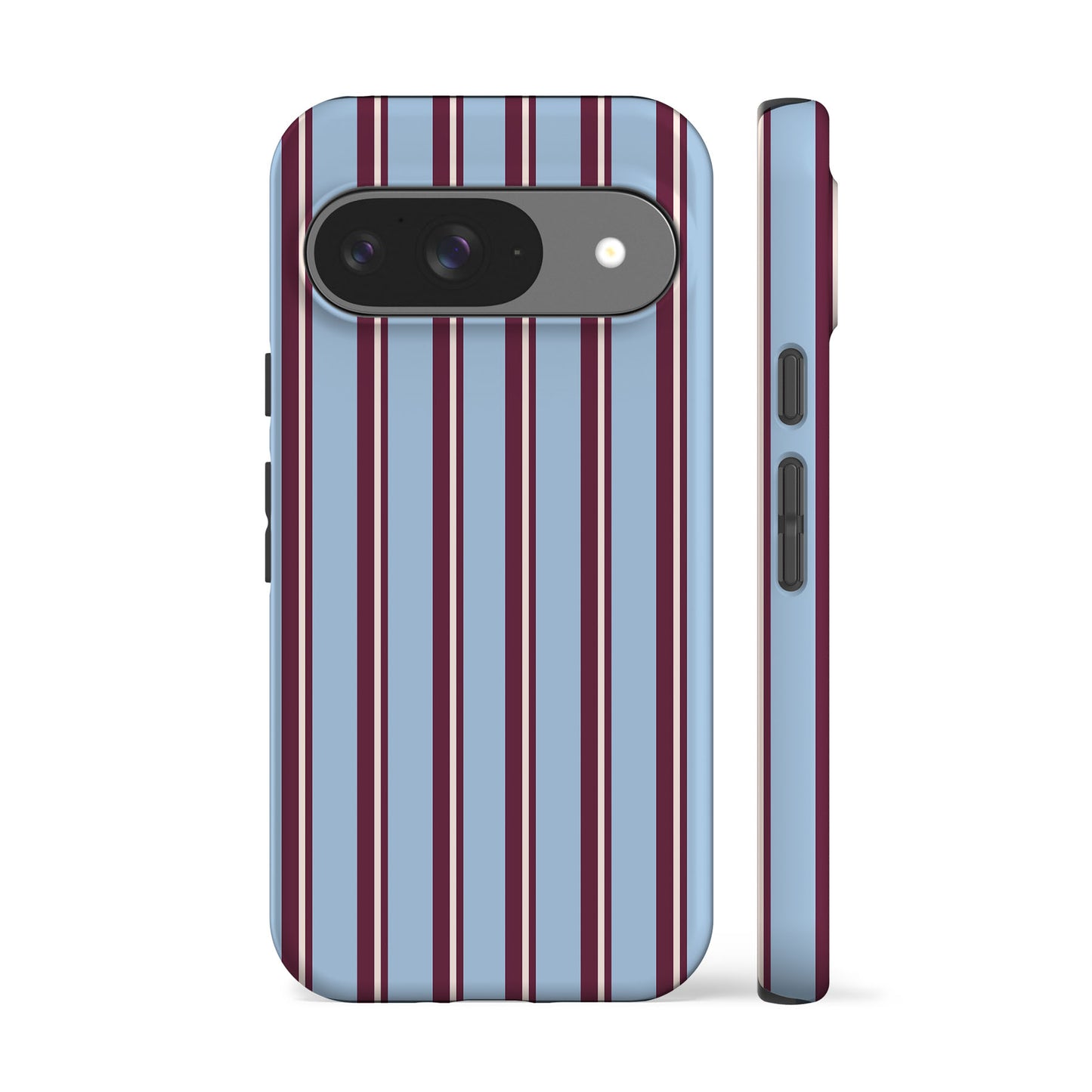 Capri Light Blue Stripes Phone Case