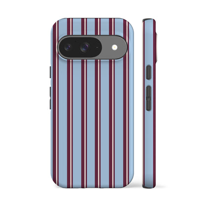 Capri Light Blue Stripes Phone Case