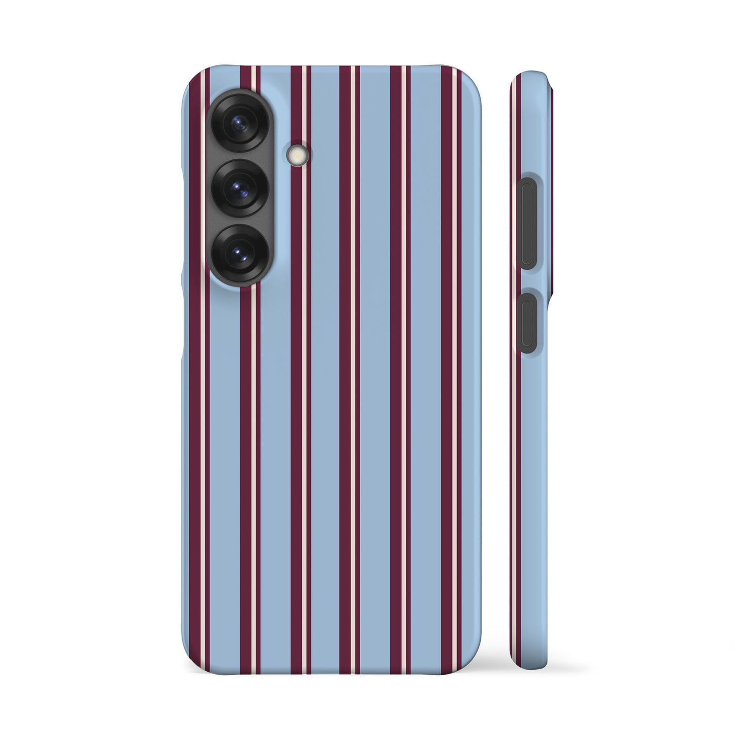 Capri Light Blue Stripes Phone Case