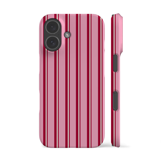 Capri Pink Stripes Phone Case