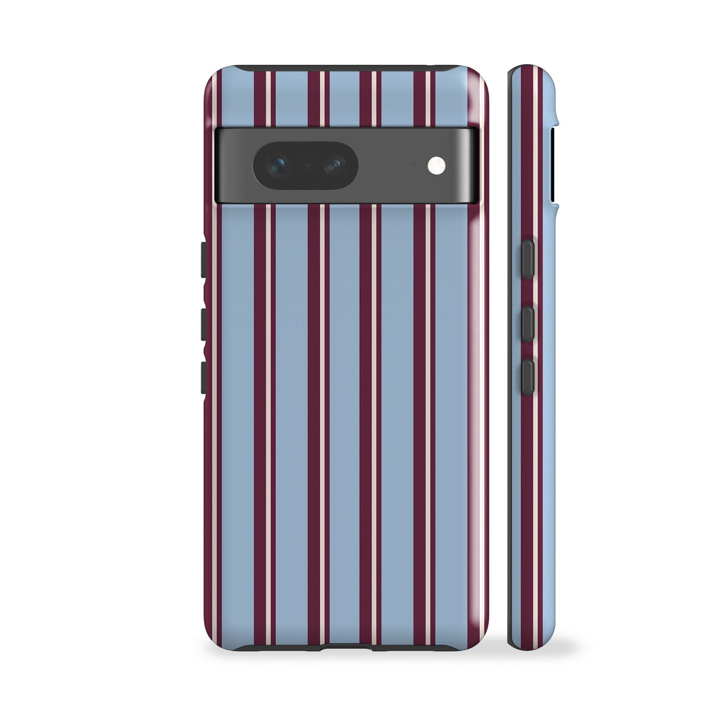 Capri Light Blue Stripes Phone Case