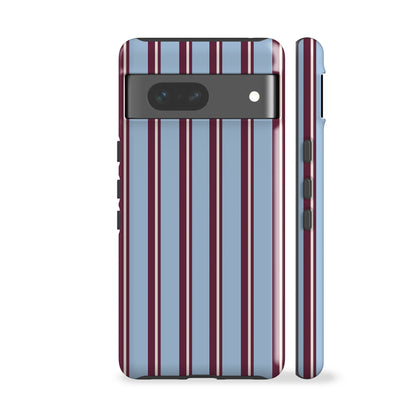 Capri Light Blue Stripes Phone Case