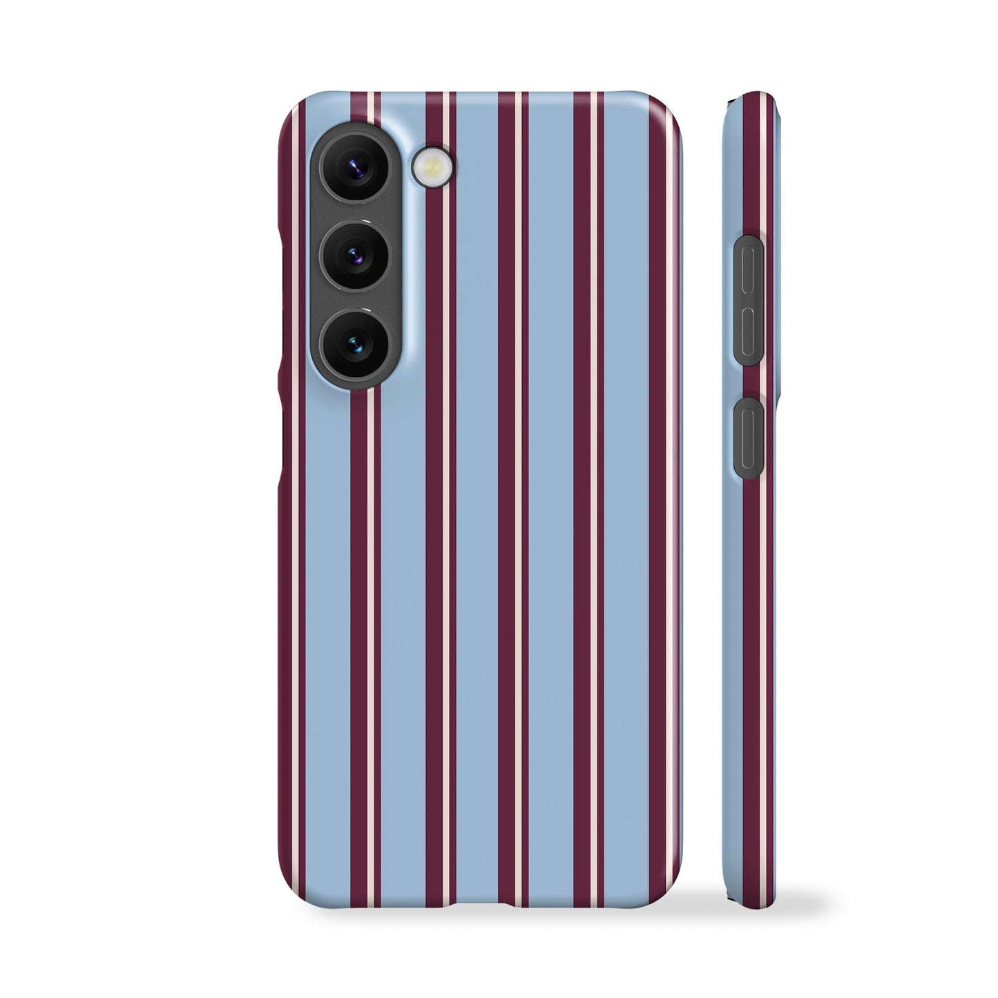 Capri Light Blue Stripes Phone Case