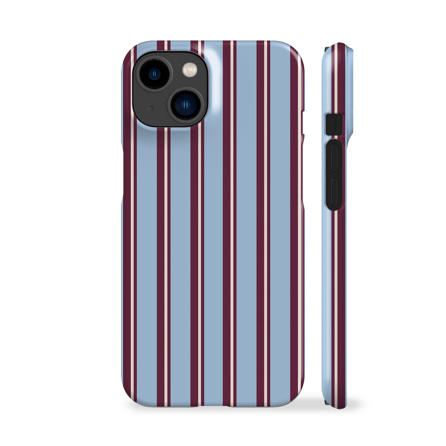 Capri Light Blue Stripes Phone Case