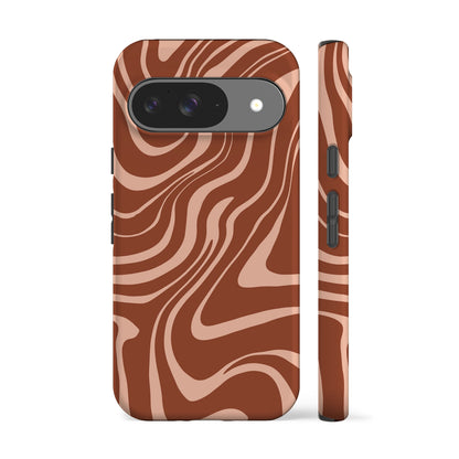 Caramel Wavy Phone Case