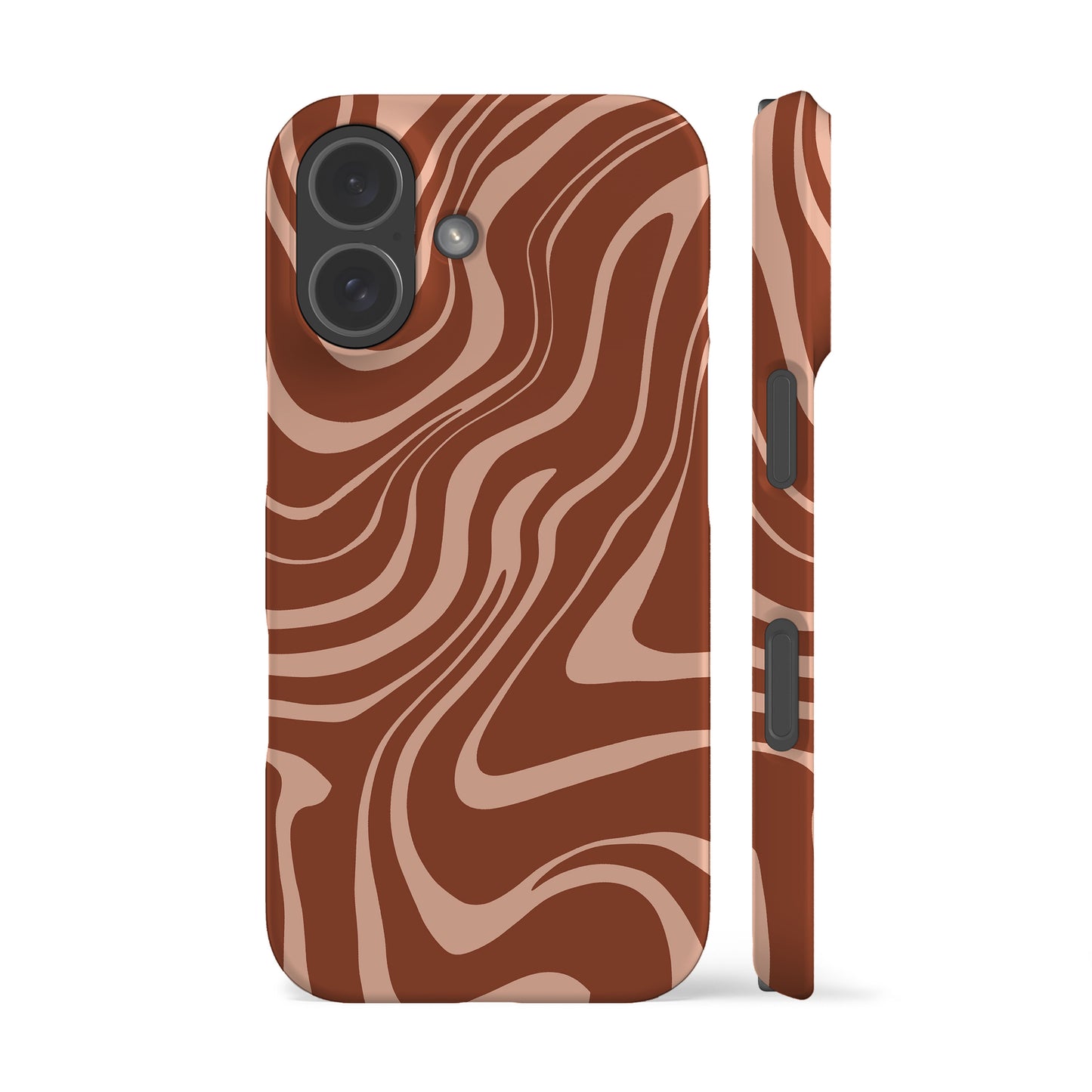 Caramel Wavy Phone Case