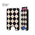 Checkerboard Magnetic Phone Wallet