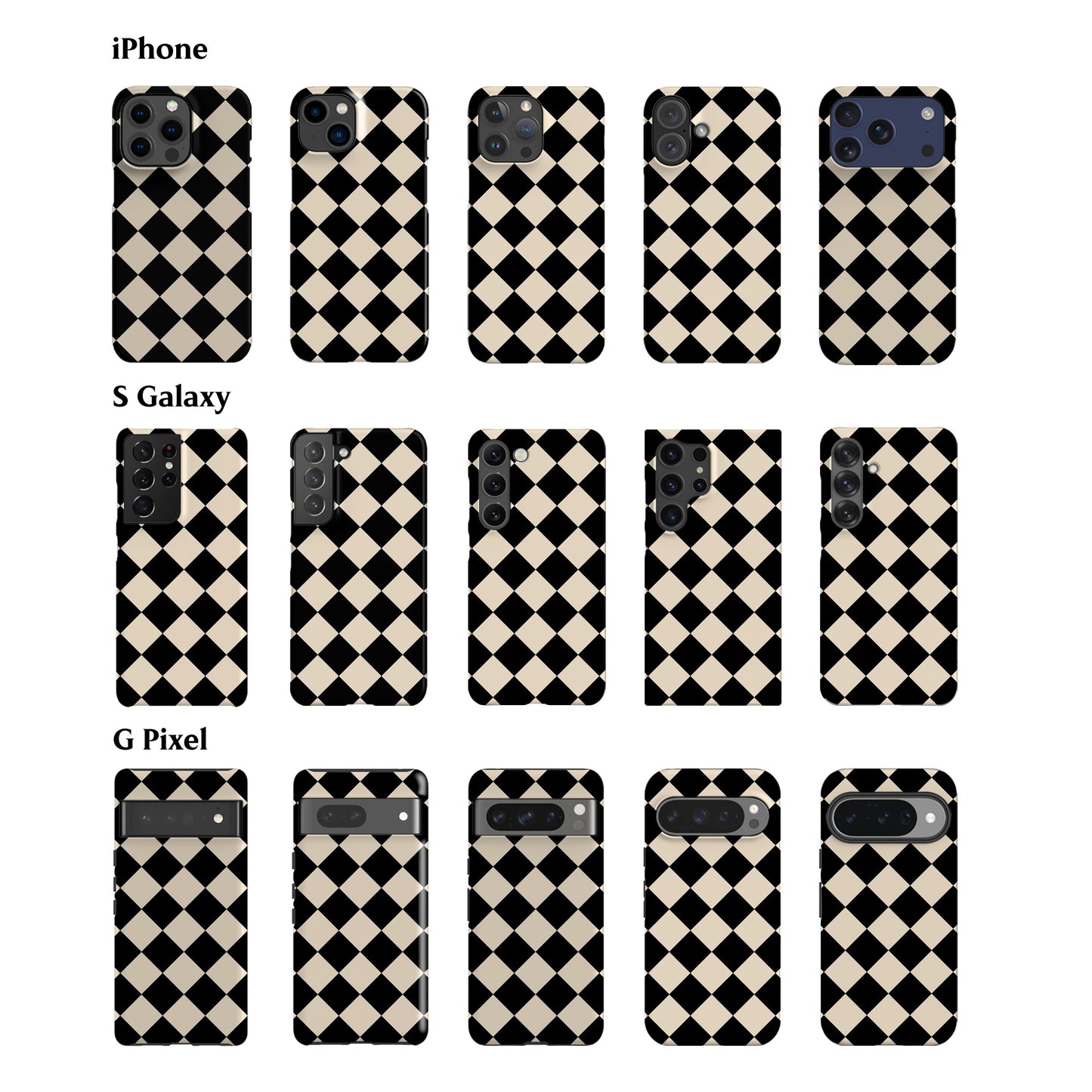Checkerboard Phone Case