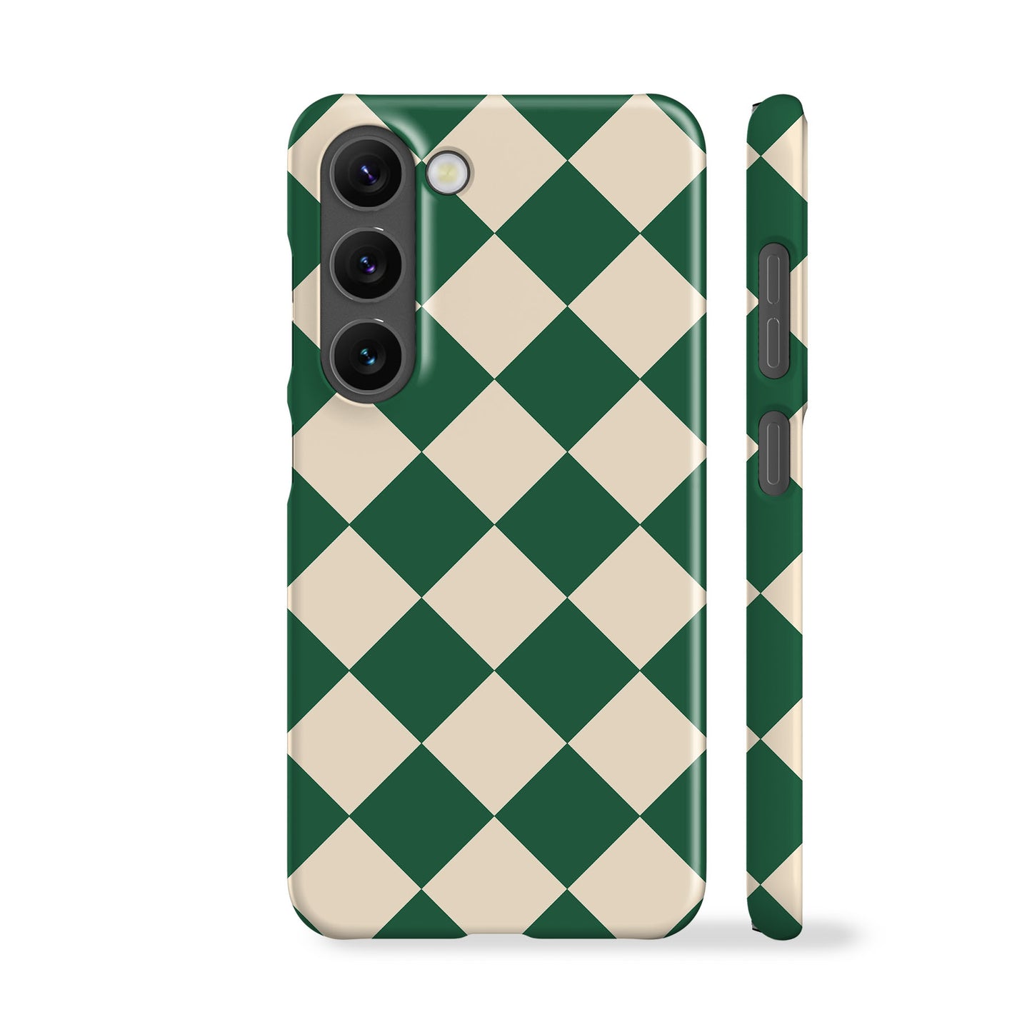 Green Checkerboard Phone Case