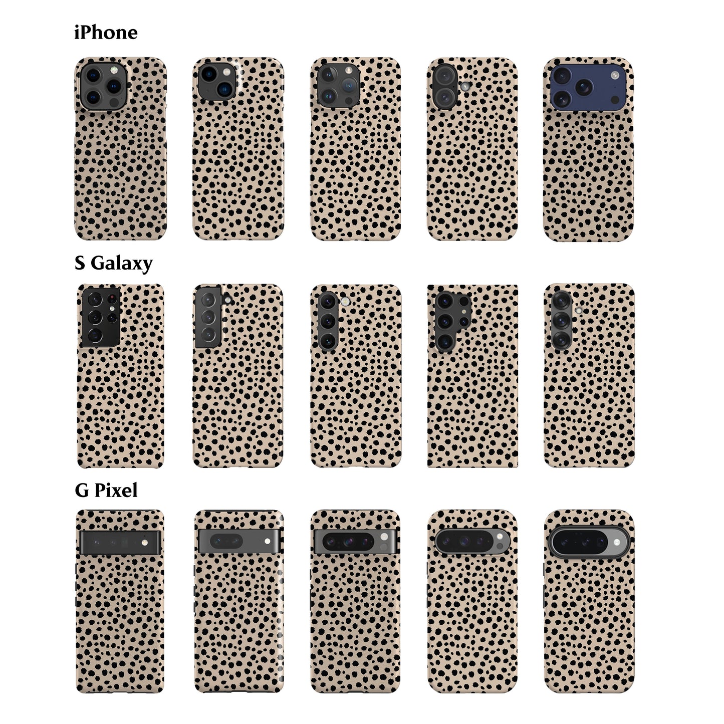 Cheetah Dots Phone Case