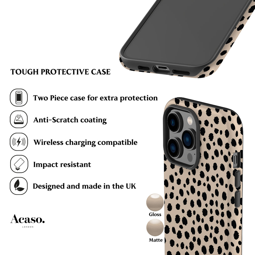 Cheetah Dots Phone Case