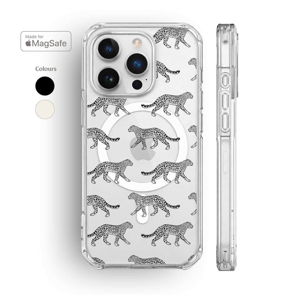 Cheetah Clear MagSafe iPhone Case