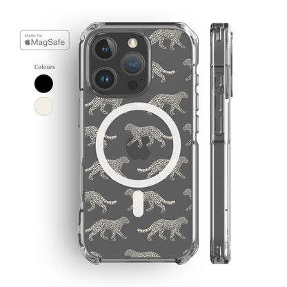 Cheetah Clear MagSafe iPhone Case