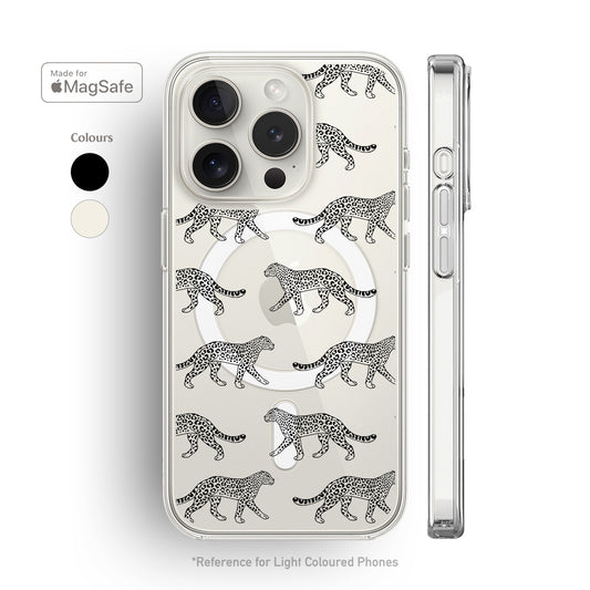 Cheetah Clear MagSafe iPhone Case