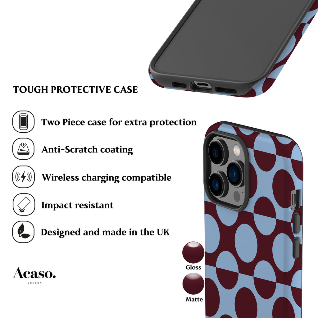 Cherry Double Dots Phone Case