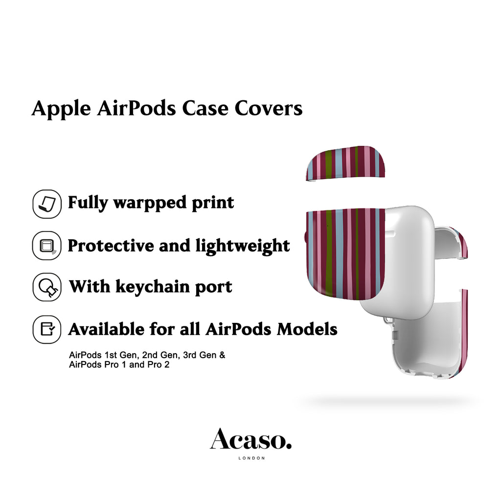 Chica Stripes AirPods Case Cover