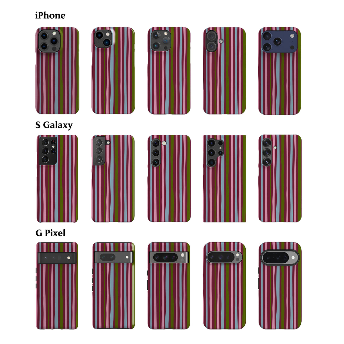 Chica Stripes Phone Case