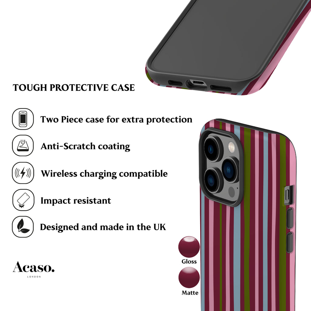 Chica Stripes Phone Case