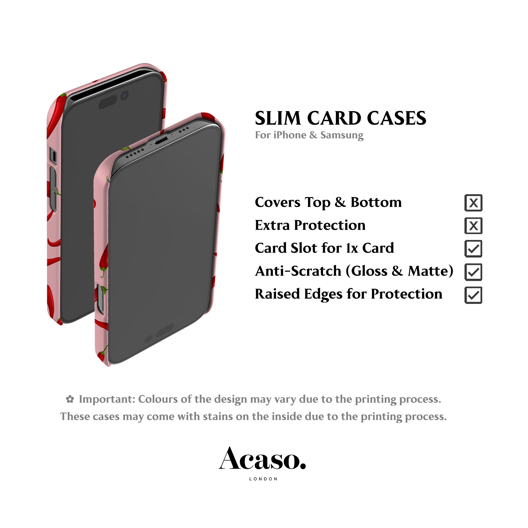 Chilli Peppers Card Case